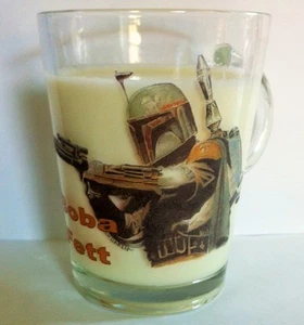 STAR WARS Boba Fett GLASS COFFEE/TEA MUG - Picture 1 of 1