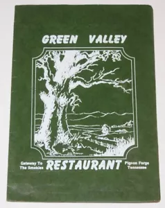 RISTORANTE GREEN VALLEY anni 90 Piccioni Forgia, TN Menù Ristorante Originale - Foto 1 di 3