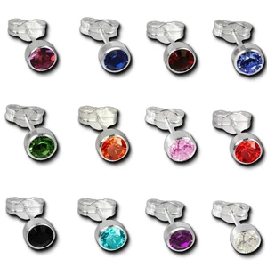 SilberDream Ohrringe 5mm Damen 925 Silber Ohrstecker Zirkonia Farbwahl SDO503X