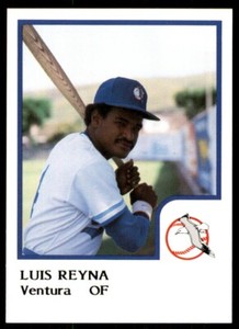 1986 ProCards Ventura Gulls Luis Reyna Ventura Gulls #LURE