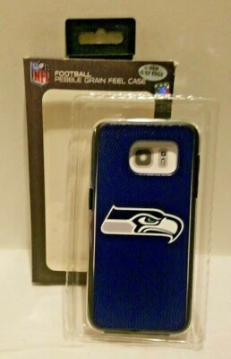NFL 西雅图海鹰队足球卵石纹感觉保护壳 适用于三星 Galaxy S7 Edge  — 第 1/3 张图片