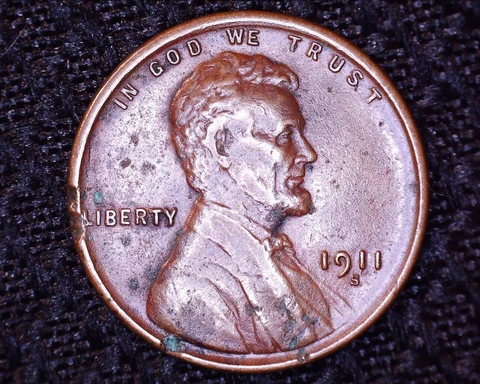1911 S  Lincoln Wheat Cent  Key Date Low Mintage Nice Coin  #L065 Cover