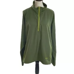 Cabela's Pullover Jacket Green Outerwear Quarter Zip Pockets Mens Size Medium - Picture 1 of 7