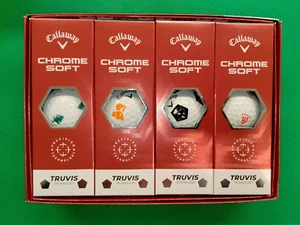 12 Callaway Chrome Soft Truvis - New - Assorted Logos - Picture 1 of 5