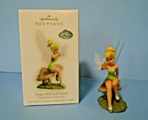 2008 Hallmark TINKER BELL and FRIEND Walt Disney’s Peter Pan Christmas Ornament - Picture 1 of 3