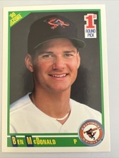 SCORE 1990 MLB Card BEN McDONALD Orioles Rookie  #680 EX-NM! ⚾️