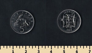 Jamaica 5 cents 1980