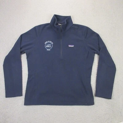Patagonia Micro D 1/4-Zip Fleece Pullover Womens Large Polyester Outdoor UCLA - Image 1 of 4