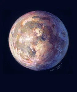 Alan Bean A Most Beautiful Moon, Giclee Canvas Edition - Picture 1 of 1