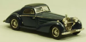 1938 Horch 853 Erdmann & Rossi Sport Coupe blu scuro 1/43 lega di stagno - Foto 1 di 3