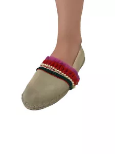 SCOTCH&SODA Women's Beige Suede Espadrilles #3333 9 NWOTB - Picture 1 of 6