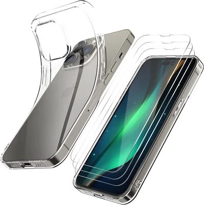 COVER CUSTODIA + PELLICOLA VETRO TEMPERATO PER IPHONE 16 15 14 13 12 11 PRO 16e - Immagine 1 di 4