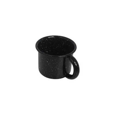 Mirro 12oz Traditional Vintage Black Speckled Enamel on Steel Mug, (MIR-10711) - Image 1 of 4