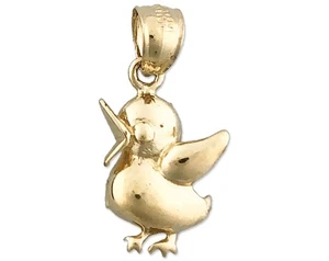 Dije de pato cantando oro 14K - Imagen 1 de 6