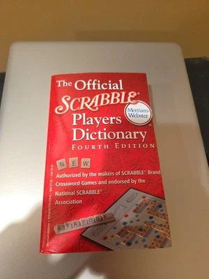 Scrabble Players Dictionary Official Fourth Edition 2005 u Merriam Webster Paper - Image 1 of 2