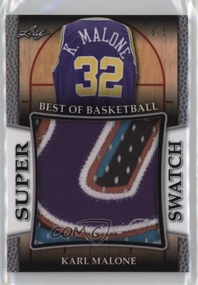 2016 Leaf Best of Basketball Unopened Edition Super Swatch Silver /5 Karl Malone - Image 1 of 2
