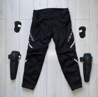 DAINESE DRAKE AIR D-DRY Mens Moto Motorcycle Racing Armored Pants Trousers Sz 58 - Image 1 of 4