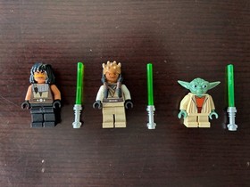 Lego Star Wars Quinlan Vos, Eeth Koth, Yoda from Jedi Republic Frigate (7964)