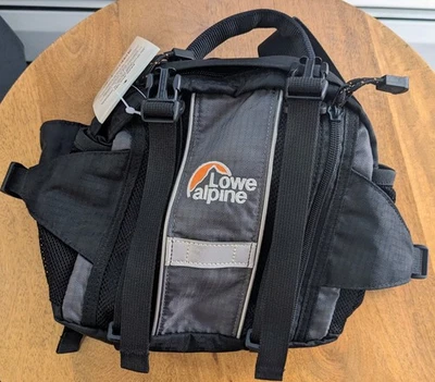 Lowe Alpine Peak Runner Lightweight Hiking Beltpack Trinkflasche Schwarz Grau Neu - Bild 1 von 4