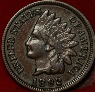 1892 Philadelphia Mint Indian Head Cent - Image 1 of 2