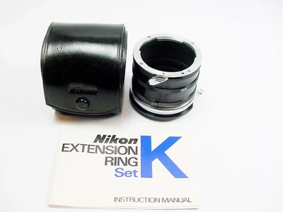 Nikon F Nikkor Extension Rings Set K | 5 rings | IB | E++ | $26.95 | - Image 1 of 4