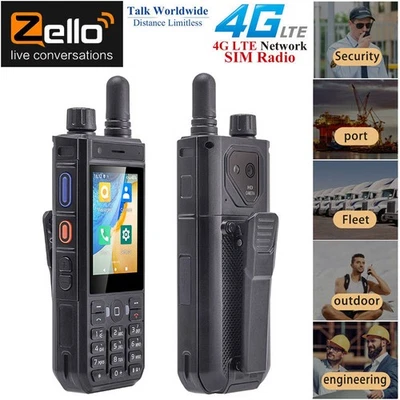 4G LTE Rugged Smartphone Android Zello Walkie Talkie POC Radio Outdoor UNIWA F70 - Image 1 of 4