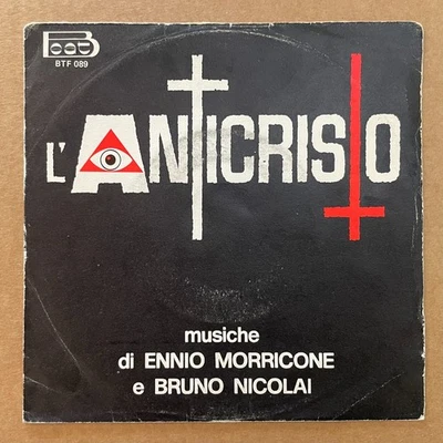 ENNIO MORRICONE & BRUNO NICOLAI - L'anticristo. Soundtack 45. OST. Avant. HORROR - Image 1 of 4