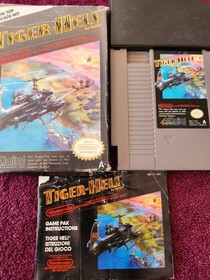 Tiger Heli - Nintendo NES - UK PAL A - With Box, Manual and Sleeve - rare