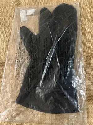 Guante de guante para horno parrilla Pampered Chef 2696 barbacoa gamuza negra cuero de vaca Foto 1 de 4