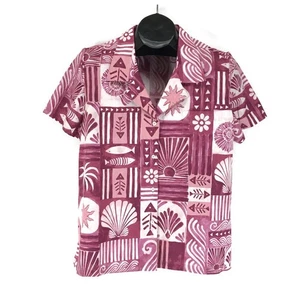 Camisa Hawaiana Honoli'i Aloha Estampado Tropical Para Mujer XL Algodón Informal Verano - Imagen 1 de 10