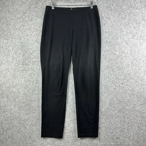 Pantalones Eileen Fisher para mujer XS negros viscosa tejidos pierna ajustada elásticos* - Imagen 1 de 15