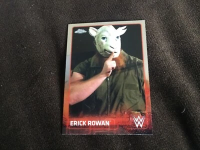 ERICK ROWAN #27 2014 WWE REFRACTOR Insert Card Topps WWE Wrestling - Image 1 of 2