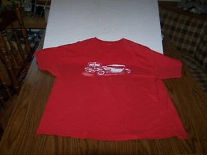 Vintage red The Hot Rod Club T Tee shirt no tags it is quite large see pictures - Picture 1 of 9