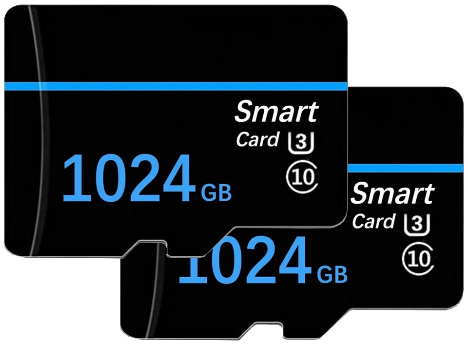 2PCS 1TB Universal For Micro SDXC TF Flash Memory Card Class 10 USA - Image 1 of 1
