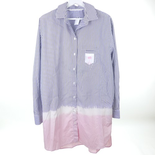 PALM ANGELS abito camicetta dress vestito righe blu bianco taglia 42