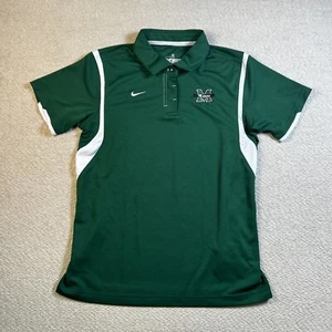 Polo tennis Marshall Thundering Herd Nike Dri Fit donna taglia media verde - Foto 1 di 12