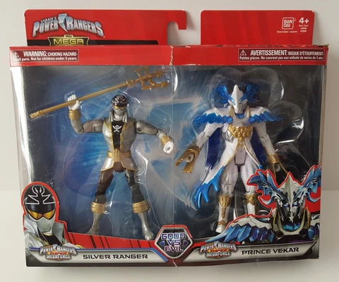 POWER RANGERS SUPER MEGAFORCE PACK Prince Vekar & Silver Ranger Mega Collection Cover