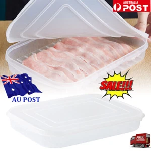 Saver Food Storage Containers Bacon Box Storage Boxes Food Fresh Keeper BY - Picture 1 of 16