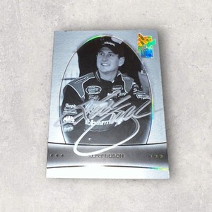 Kurt Busch ROUSH NASCAR RACING CHAMPION autographed card 2003 PRESS PASS VIP #X3