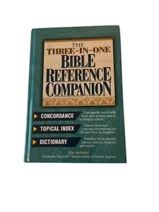 The Three-in-one Bible Reference Companion Super Value Edition - GOOD - Picture 1 of 5