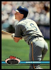 1991 Stadium Club Greg Brock Milwaukee Brewers #269