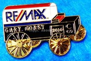 2010 REMAX Chuckwagon GARY GORST Pin Calgary Stampede - Picture 1 of 4
