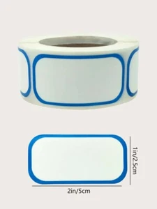 2 x 300 Pcs/Roll Removable Label Sticker Kitchen Canister Food Container Jar - Picture 1 of 5