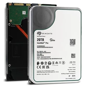 Disque dur nas Seagate Ironwolf Pro 20 To SATA 7 200 tr/min 3,5 pouces - ST20000NE000 - Photo 1/4
