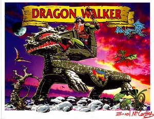 MASTERS OF THE UNIVERSE "Dragon Walker" SIGNED Print Errol McCarthy 8.5" x 11" - Picture 1 of 1