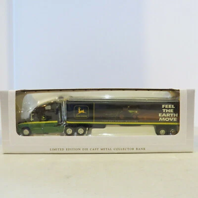 SpecCast JD Freightliner Semi/Trailer Feel the Earth Move LTD 1/64 JD34016B - Image 1 of 4