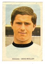 GERD MULLER CARD GERMANY 1970 WORLD CUP FROM URUGUAY ALBUM MEXICO 70