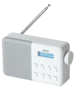 Akai Portable DAB Radio - A61041G - Grey - 12 Month Warranty. - Picture 1 of 6