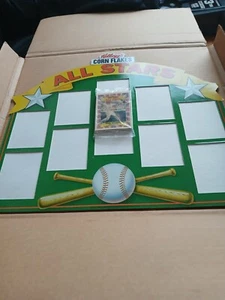 1992 KELLOGGS CORN FLAKES MLB ALL STARS 10 KARTEN Display und Original Ship Pack - Bild 1 von 6