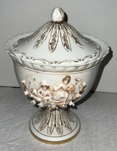 Veg Lefton Porcelain Candy Dish/japan/Handpainted/KW 1884 - Picture 1 of 6